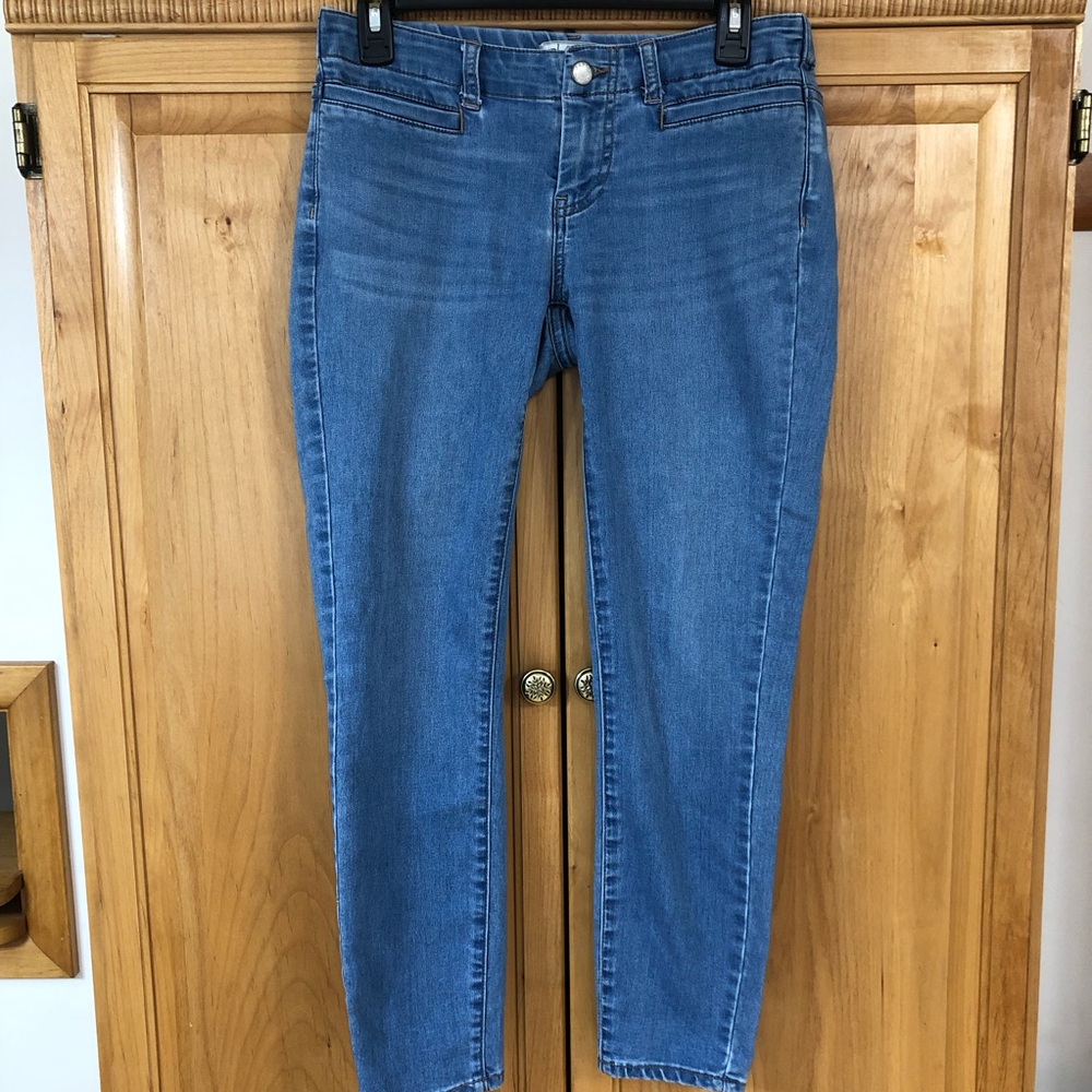 Free People Women's Mid-Blue Skinny Jeans